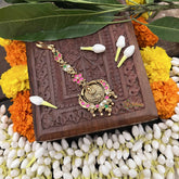 Vriksham South Indian Designer Lakshmi 1 Gram Gold Maang Tikka-G20343